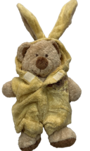 Baby Ty Pluffies PJ Yellow Bear Bunny Removable Pajamas Plush Love To Baby 7&quot; - £38.71 GBP