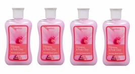 LOT 4 X APR Bath &amp; Shower Hibiscus &amp; Pink Clay Scented Body Lotion 8 oz Ea - $445.81 MXN