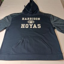 Badger Sport HARRISON HOYAS Men's XL Blue Drawstring Pullover Hoodie Sweatshirt image 7