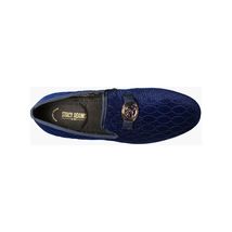 Stacy Adams Valet Slip On Bit Loafer Men's Shoes Blue Blue 25166-400 image 4