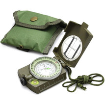 Professional Tactical Lensatic Sighting Compass Waterproof - $18.21+