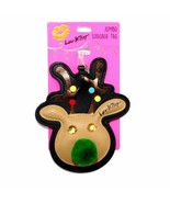 LUV BETSEY JOHNSON Holiday Reindeer Jumbo Luggage Travel Tag Christmas - $87.92 CAD