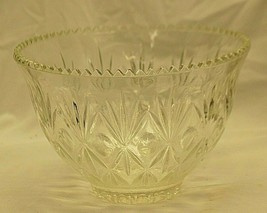 Hazel Atlas Lexington Glass Punch Bowl Vintage Serving Glassware USA - £47.46 GBP