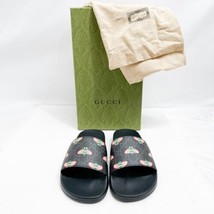 GUCCI  GG SUPREME H2O BEES SLIDE  NEW IN BOX 100% AUTHENTIC - £344.97 GBP