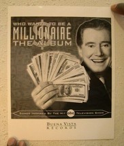 Who Wants To Be A Millionaire The Album Press Kit And Photo  Regis Philbin - £21.20 GBP