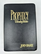 VTG Prophecy Study Bible NKJV Hardcover 1997 John Hagee Nelson 1462 Black - £38.09 GBP
