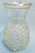 FTD Floral Vase Crystal Clear Art Glass Tall 5.5&quot; Tall - £18.37 GBP