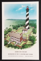 Restoration of St Augustine Lighthouse Light Station Florida FL UNP Postcard - £7.46 GBP