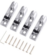 Heavy Duty Zinc Saddles For 4 String Bass Guitar, Holmer Bass Guitar Bridge - $47.99 CAD