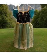 NWT Anna Coronation Costume Dress Green Gown Frozen Disney Store Size 9/10 - $37.61