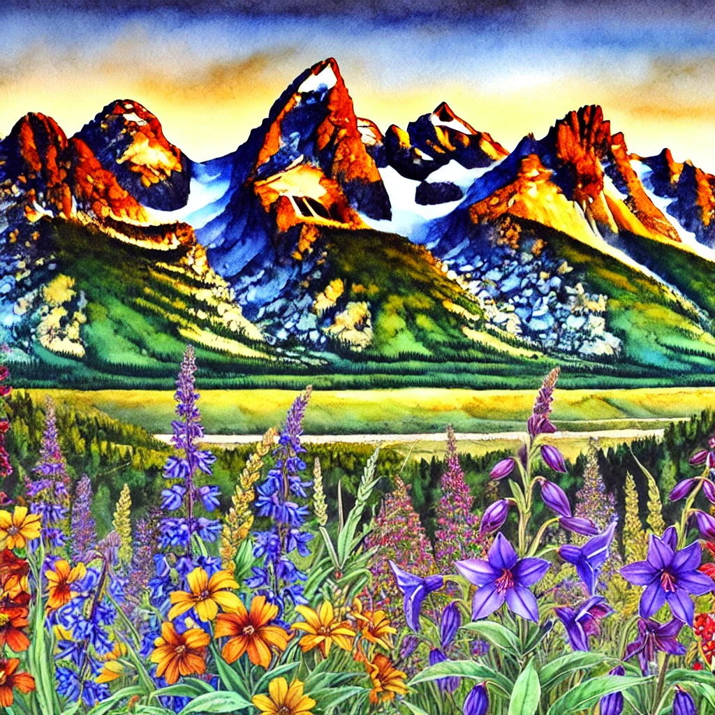 A Wildflower Field Digital Art Photo/Download | FreeDigitalDownloads. - $1.00