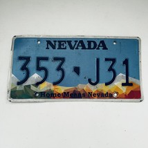   Nevada Home Means Nevada Passenger License Plate 353 J31 - £13.24 GBP