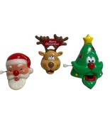Vintage Russ Clip On/Pin On Wind Up Christmas Characters Lot of 3 - $39.77 CAD