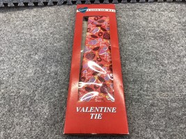 Valentine&#39;s Day Hearts Tie Men&#39;s Red New in packaging Novelty - £12.47 GBP