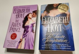 2 Elizabeth Hoyt Book Lot To Taste Temptation SIGNED + The Raven Prince Romance - £29.77 GBP