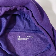 Under Armour Loose Men's Purple Cotton Blend Pullover Hoodie Sweatshirt Size XL image 3