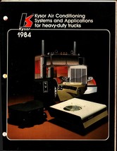 vintage 1984 kysor AIR CONDITIONING Catalog - $24.11