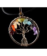 tree of life Pendant with cotton cord   6072 - £6.62 GBP