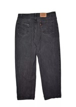 Vintage Levis 550 Jeans Mens 40x30 Black Wash Orange Tab Relaxed Fit Tap... - $33.72