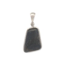 Starborn Nuummite Stone Pendant Necklace (22&quot;) Black - £110.92 GBP