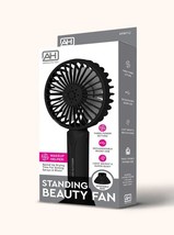 Absolute Hot Rechargable Light Weight Standing Beauty Fan #APBF12 Black - £4.71 GBP