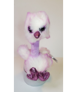 Ty Beanie Boos Kenya the Ostrich 6 inch Plush Stuffed Animal Purple Sparkle - £8.53 GBP