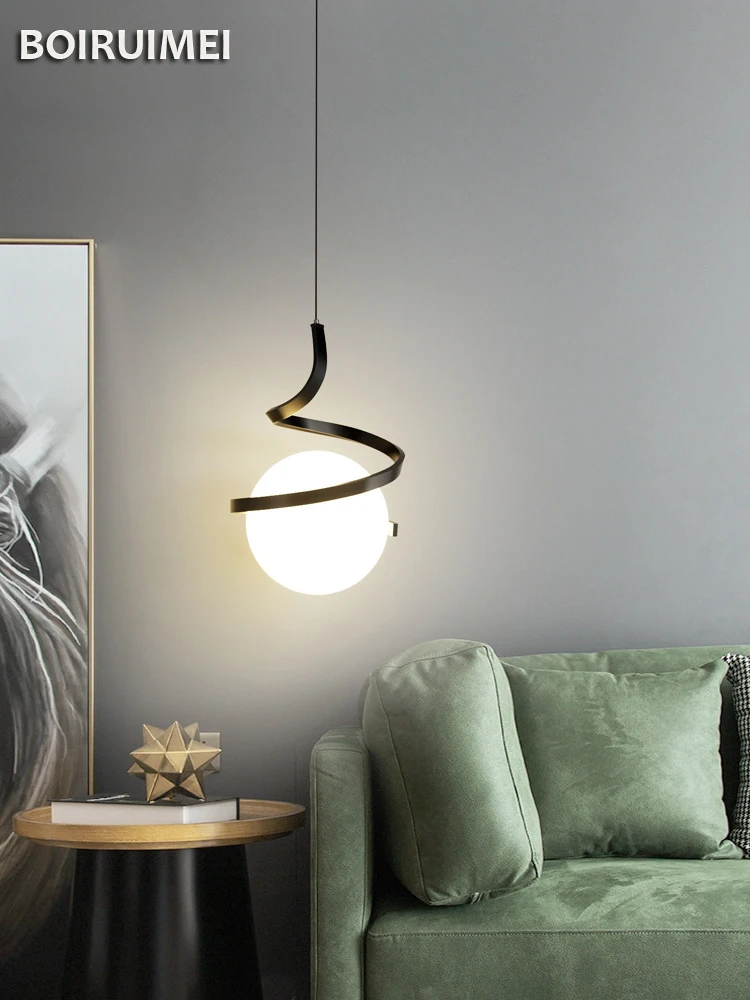 Nordic Bedside Pendant Lights New Modern Living Room Bedroom Dining Tabl... - $78.17+