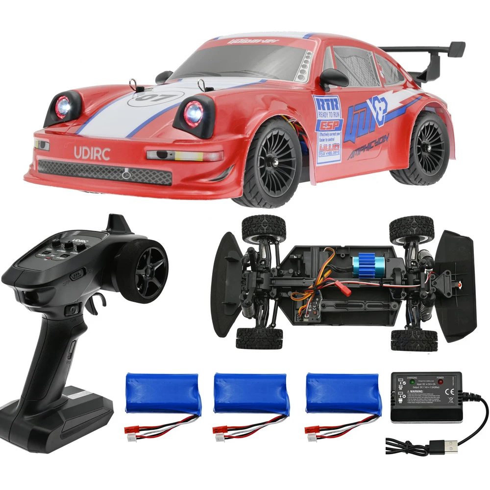 UDIRC UD 1603 1604 Pro RC Car 2.4G 1/16 50km/H High Speed Brushless 4WD ... - £79.94 GBP+