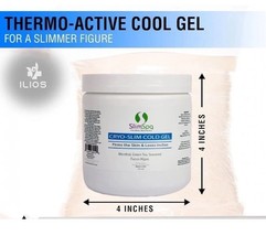 SEALED! SlimSpa Cryo-Slim Cold Gel 16oz Firms Skin Lose Inches FREE Ship! - $497.08 MXN