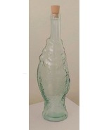 HOME DECOR Vintage Italian Glass Fish Bottle Wine Decanter - $24.75