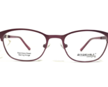 Affordable Designs Eyeglasses Frames NOELLE PINK Rectangular Full Rim 46... - $46.53