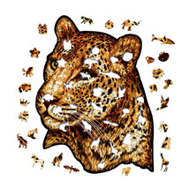 Cute Colorful Jigsaw Wooden Puzzle with Wood Box Packaging, Gift Idea fo... - $420.72 MXN+