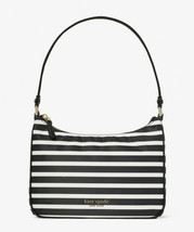 Kate Spade the little better sam stripe nylon small shoulder bag ~NWT~ - £109.20 GBP