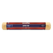 Paint Roller Cover 18&quot; L 1/2&quot; Nap Knit-Fabric Super/Fab Yellow, Wooster ... - $11.87