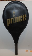 Vintage Prince Pro Tennis Racquet Racket 4 3/8” Genuine Black With Case - $23.92