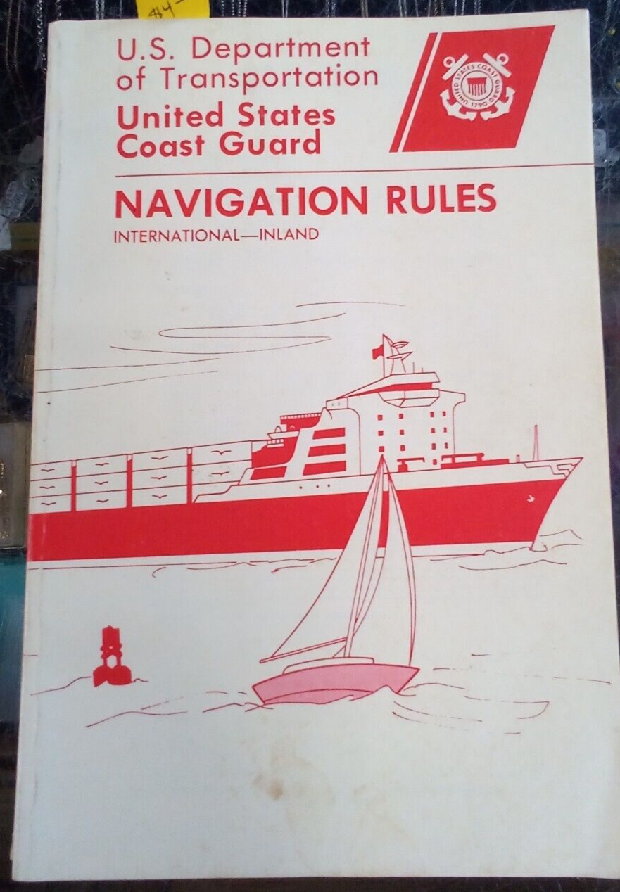 U.S. Coast Guard Navigation Rules International - Inland - 1983 - $0.99