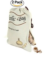 2 pack Garlic Storage Bag Keeps Garlic Fresher Longer - £7.76 GBP