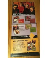 N&#39;Sync (Nsync) and Britney Spears McDonald&#39;s 28x62 HUGE Poster. Free Shi... - £6.16 GBP
