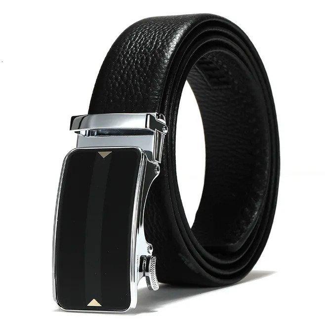 Men's Ratchet Belt with Automatic Buckle