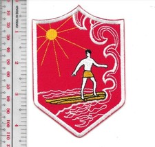 Vintage Surfing Patch Male Surfer 1960&#39;s or 1970&#39;s era Longboard Patch - £7.86 GBP