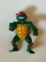 Teenage Mutant Ninja Turtle vtg figure playmates tmnt 1999 Raphael push button - $19.69