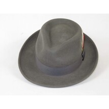 Men's Broner Wool Hat Classic Soft Fedora STREETWISE 73-043 Steel Grey image 3