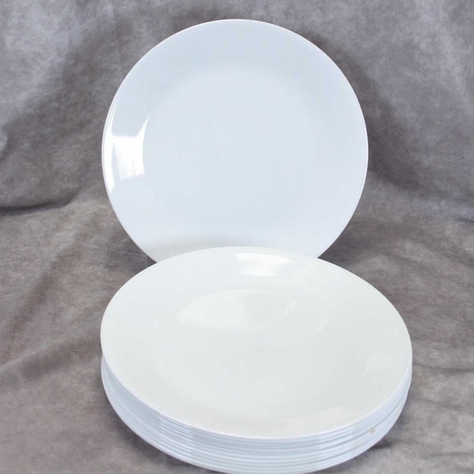 Corelle Winter Frost White Dinner Plates 10-1/4&quot;  Lot of 13 - $45.07