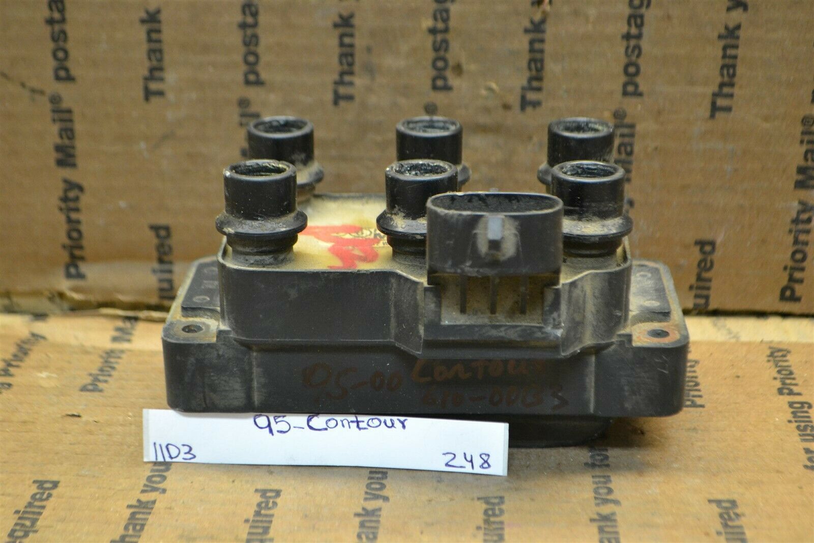 95-00 Ford Contour Ignition Coil Pack Unit F5SU12029AA Module 248-11D3 - $7.99
