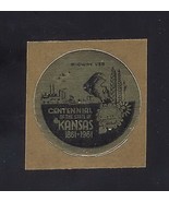 1961 - Kansas Centennial 1861-1961 Cinderella Poster Self-Adhesive Stamp... - $91.98 MXN