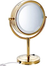 Cavoli&#39;S 8-Inch, 10-X-Magnification Led Makeup Mirror Is Tabletop-Style, Has - £96.08 GBP