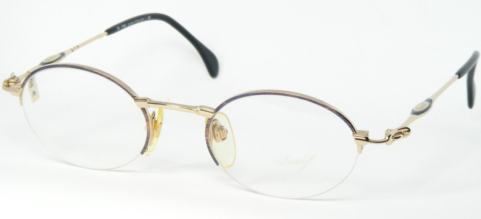 DAVIDOFF 9382 089 GOLD /MULTICOLOR EYEGLASSES GLASSES TITANIUM FRAME 49-... - $148.50