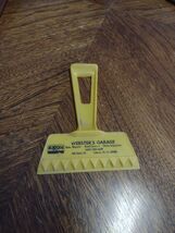 Vintage Adv. Window Scraper WEBSTER'S GARAGE Exxon Gas Oil Station Lisbo... - $7.69