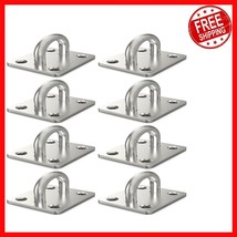 Heavy-Duty 304 Stainless Steel Ceiling Hooks - Set of 8 with Anchors and... - $501.63 MXN