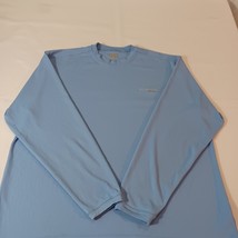 Columbia FM6047 Omni-Shade Men's XL Blue Long Sleeve Crew Neck Pullover T-Shirt image 13